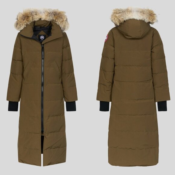 Canada Goose Jackets & Blazers - Canada Goose Mystique Parka with Fur Trim Hood in Military Green – Like New